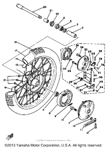  Переднее колесо
