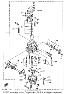 BW350U Карбюратор