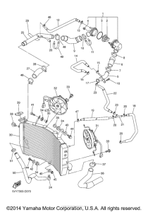 YZF-R1 Радиатор и Патрубки