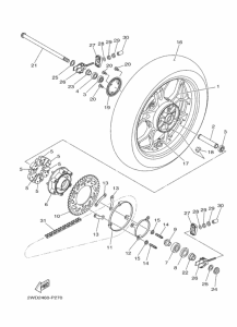 MTN320-A Переднее колесо