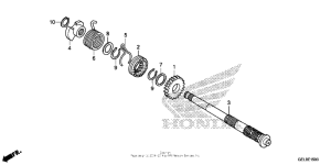 CRF50F Кик стартер