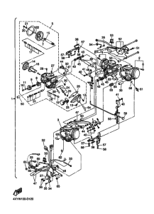 XVZ13TF XVZ13TFT Carburetor assy