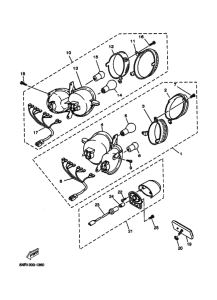 YP125D Taillight unit ass`y
