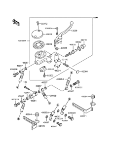 VN1500 Главный тормозной цилиндр