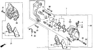 PC800 Передний суппорт