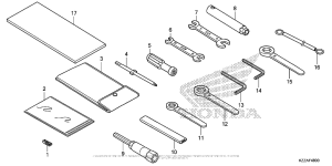 CRF250L (ABS) Инструмент