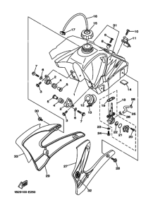 TTR125E Tank fuel