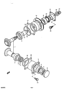 GS850 Secondary drive gear