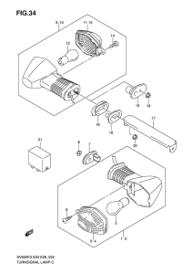 SV650 Поворотники