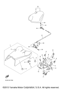 FZS10EC Сиденье