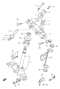 DR125 Траверса нижняя