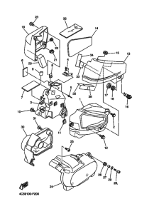 XVS650A Боковые обтекатели