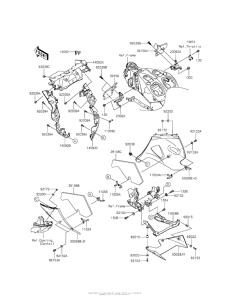 ZX1400 Обтекатель нижний