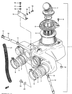 GSX750 Воздухоочиститель