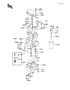 KZ550 Детали карбюратора