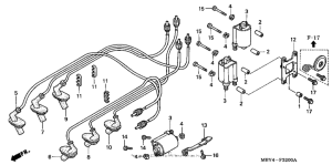 GL1500CF Катушка зажигания
