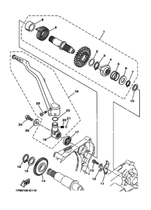 YZ250 YZ250W1 Стартер