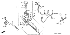  Главный цилиндр сцепления