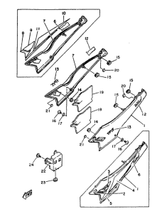 TZR125 Tapas laterales