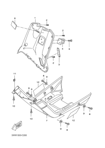 CW50 Ветровое стекло