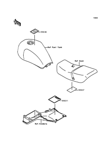 ZR750 Наклейки