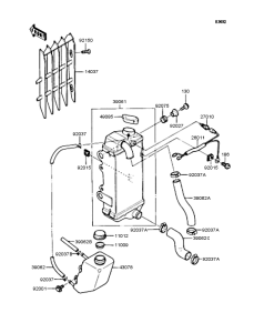 KMX50 Радиатор