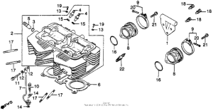 CM450 Головка цилиндров