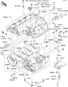 ZR1000 Картер двигателя