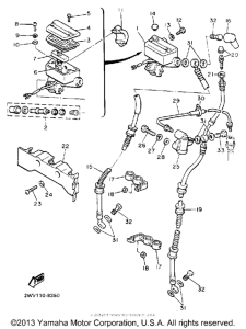 XVZ13DA Главный тормозной цилиндр