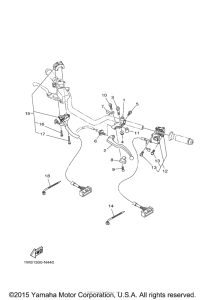 FZ07FGY Рулевые переключатели