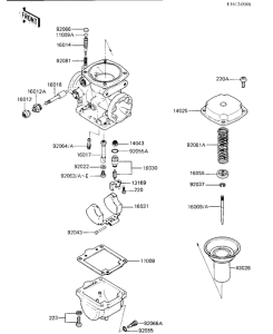 KZ250 Детали карбюратора