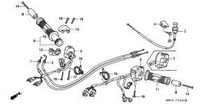 RVF750 Switch / cable