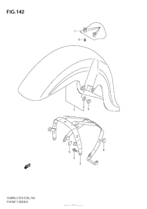 VZ800 Front Fender (Vl800  E03)