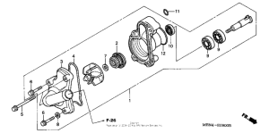 XR650R Водяной насос