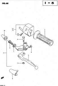 GSX750 Left handle switch