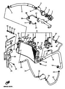 GTS1000A GTS1000AE Радиатор и шланг