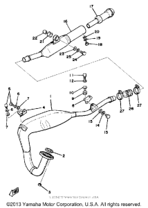 DT175H Выхлопная система