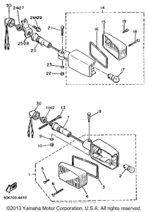 FJ1100N Поворотники