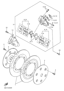 XVZ1300A Передний тормоз