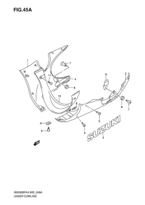 GSX600 Under cowling