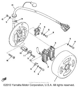 RS100B Flywheel magneto