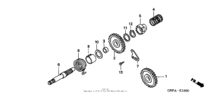 CR80RB Кик стартер