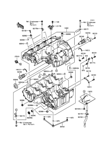 ZR800 Картер двигателя