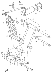 GSX-R1100 Втулки заднего рычага