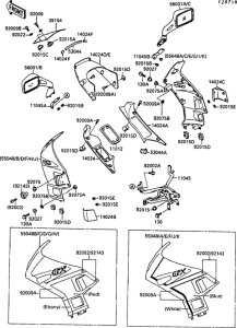 ZX750 Cowling(1 / 4)(zx750-f3)