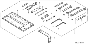 GL1800 (ABS) Инструмент