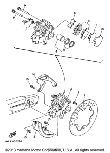  Задний суппорт