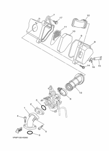 TTR50E Впускная система