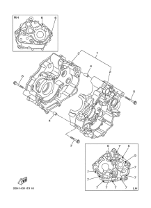 T135FI Картер двигателя