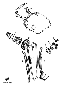 XT550 Camshaft. chain